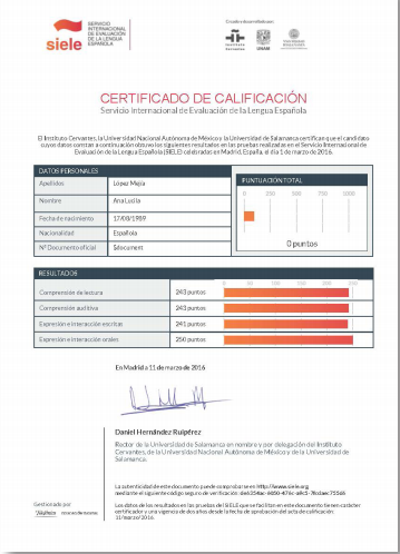 Comprar certificado SIELE