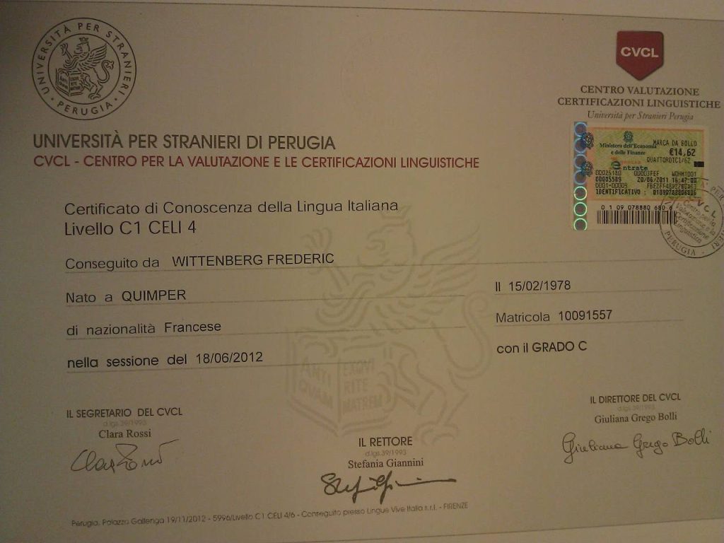 Certificato CELI, certificato CELI di lingua italiana online