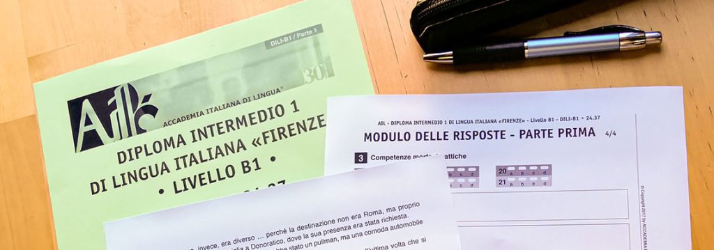 Certificato AIL, certificato AIL di lingua italiana online