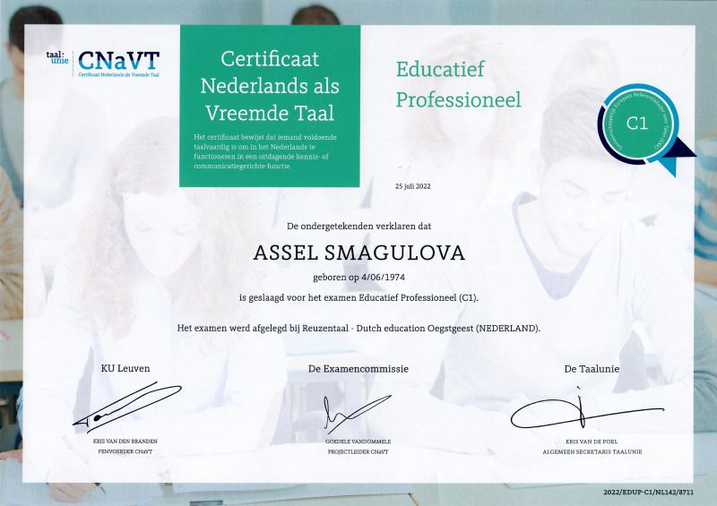 Nederlands CNaVT certificaat online