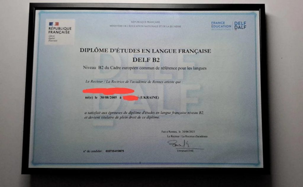 Acheter le certificat DELF/DALF